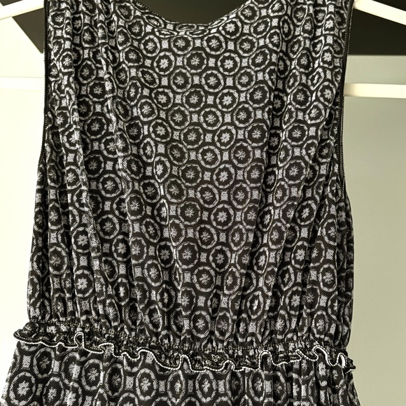 Max Studio Maxi Dress Black and White Pattern - Picture 6 of 8